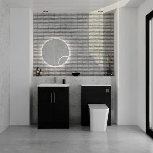 Elegant Black Woodgrain