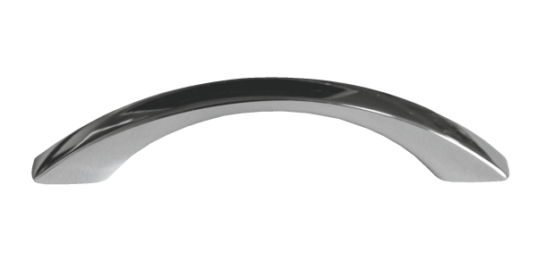TH654 Curved Chrome 'D' Handle